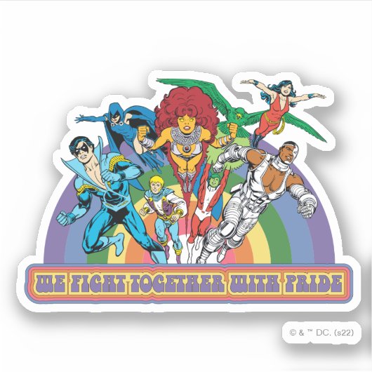 Die neuen Titanen - wir kämpfen mit Stolz Aufkleber (Vorderseite)