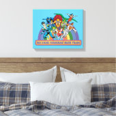 Die neuen Titanen - wir kämpfen mit Stolz Leinwanddruck (Insitu (Schlafzimmer))