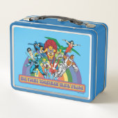 Die neuen Titanen - wir kämpfen mit Stolz Metall Brotdose (Rückseite)