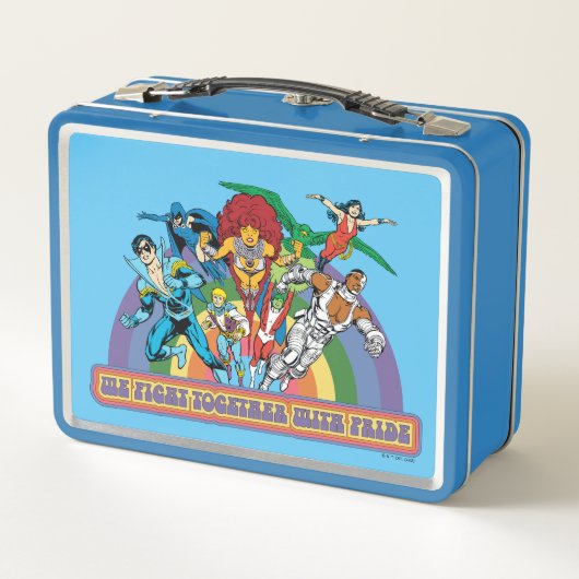 Die neuen Titanen - wir kämpfen mit Stolz Metall Brotdose (Rückseite)