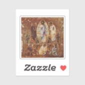 Die Neugestaltung des Christi-Symbols Aufkleber (Blatt)