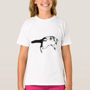 Die Neugier in Monochrome T-Shirt