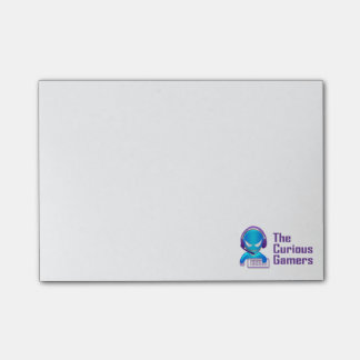 Die neugierige Gamers-klebrigen Anmerkungen Post-it Klebezettel