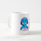 Die neugierige Gamers-Tasse Kaffeetasse (Vorderseite Links)