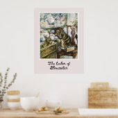 Die neugierige Katze Poster (Küche)