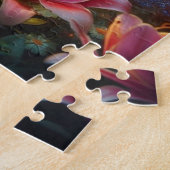 Die neugierige Katze und ihre Schmetterlinge Puzzle (Seite)
