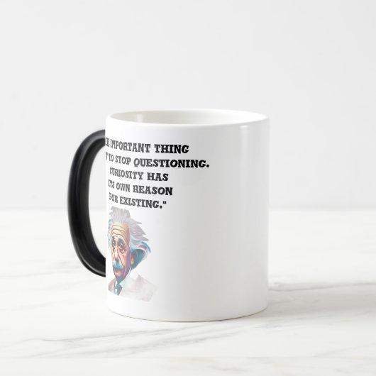 Die neugierige Tasse EinsteinQuotesMug (Vorderseite Links)