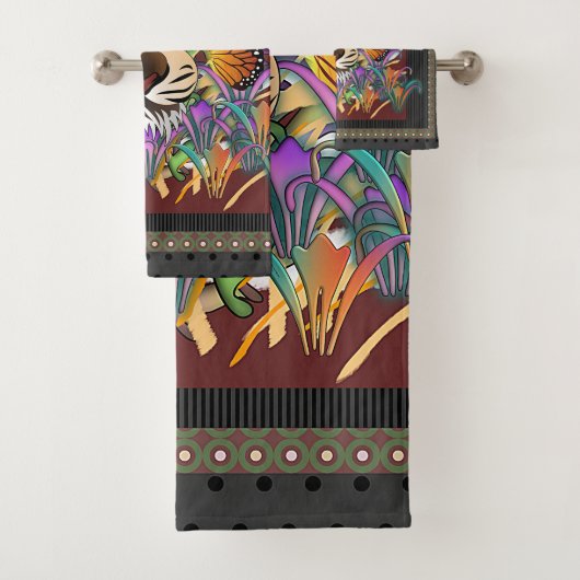 Die Neuheit der Blume nur riechen Badhandtuch Set (Insitu)