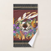 Die Neuheit der Blume nur riechen Badhandtuch Set (Handtuch)