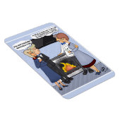 Die Neujahrsresolution Funny Cartoon Magnet (Rechte Seite)