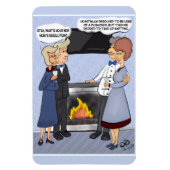 Die Neujahrsresolution Funny Cartoon Magnet (Vertikal)