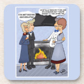 Die Neujahrsresolution Funny Hard Plastic Unterset Getränkeuntersetzer (Vorderseite)