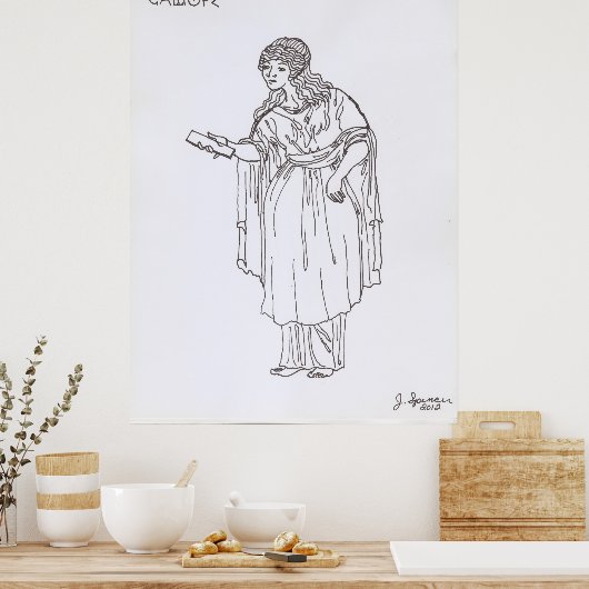 Die neun griechischen Mäuse: Calliope 1 von 9 Poster (Küche)