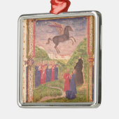 Die neun Musen, die Instrumente spielen Silbernes Ornament (Links)