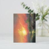 Die neunte Welle (1850), von Ivan Aivazovsky. Öl  Postkarte (Stehend Vorderseite)