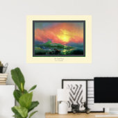 Die neunte Welle~ Ivan Aivazovsky Poster (Heimbüro)