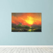 Die neunte Welle Leinwanddruck (Insitu (Holzboden))