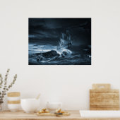 Die neunte Welle remake, digitale Kunstwerke Poster (Küche)