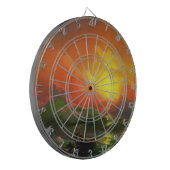 Die neunte Welle (Sturmsee mit rotem Sonnenunterga Dartscheibe (Vorderseite Links)