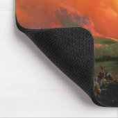 Die neunte Welle (Sturmsee mit rotem Sonnenunterga Mousepad (Ecke)