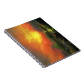 Die neunte Welle (Sturmsee mit rotem Sonnenunterga Notizblock (Rechte Seite)