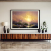 Die neunte Welle von Ivan Aivazovsky Poster