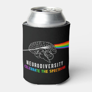 Die Neurovielfalt feiert das Spektrum. Das Gehirn Dosenkühler