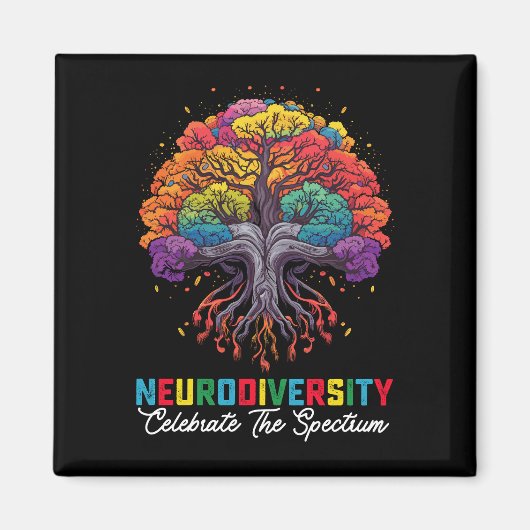 Die Neurovielfalt feiert die SpektrumsAutismus Magnet (Vorne)