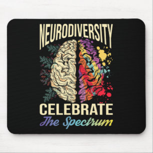 Die Neurovielfalt feiert die SpektrumsAutismus Mousepad