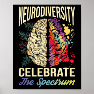 Die Neurovielfalt feiert die SpektrumsAutismus Poster