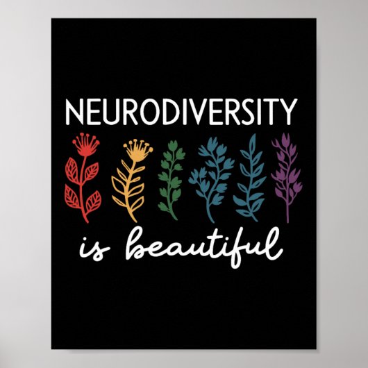 Die Neurovielfalt ist ein schönes Bewusstsein für Poster (Vorne)