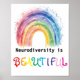 Die Neurovielfalt ist schön. Poster