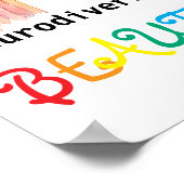 Die Neurovielfalt ist schön. Poster (Ecke)