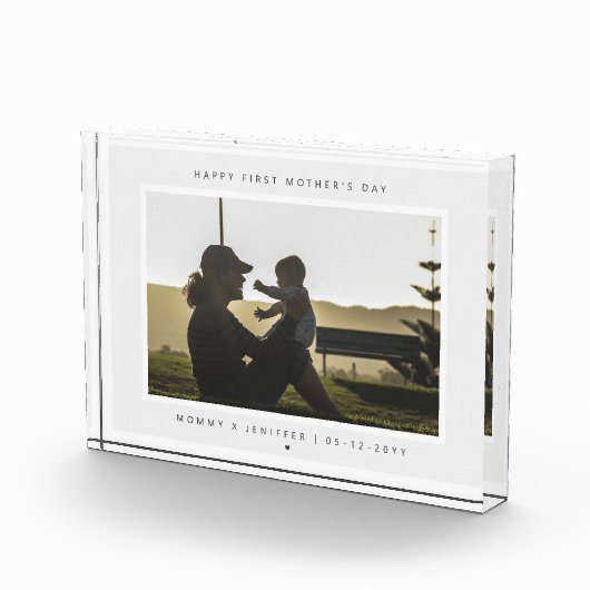 Die Neuzeit der Minimalistischen Muttersprache Fotoblock (Rechts)