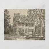 Die New England Mansion Postcard Postkarte (Vorderseite)
