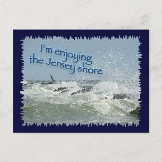 Die New Jersey Shore Postkarte (Vorderseite)