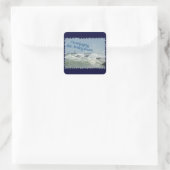 Die New Jersey Shore Quadratischer Aufkleber (Tasche)