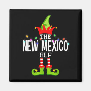 Die New Mexico Elf Weihnachts-Pyjamas  Magnet
