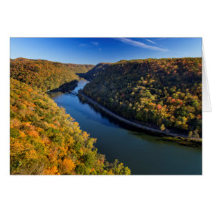 Die New River Gorge bei Hawks Nest State Park