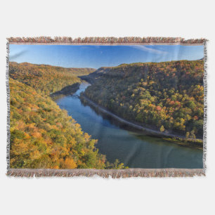 Die New River Gorge bei Hawks Nest State Park Decke