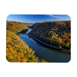 Die New River Gorge im Hawks Nest State Park Magnet