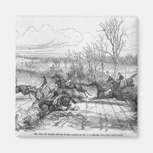 Die Newport Pagnel Steeple-Verfolgung Magnet