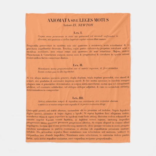 Die Newton'schen Gesetze der Fleece werfen eine Me (Vorderseite)