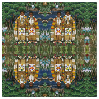 Die Nez Perce-Frau Stoff
