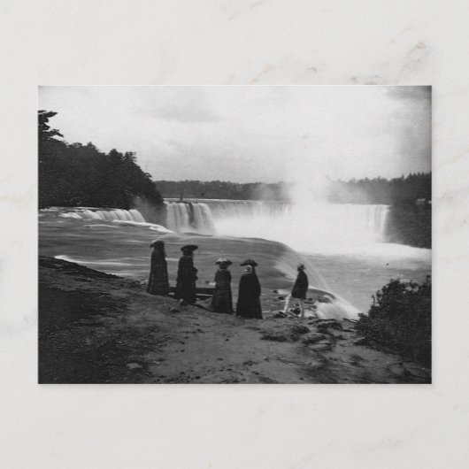 Die Niagara-Fälle ~ 1853 Postkarte (Vorderseite)