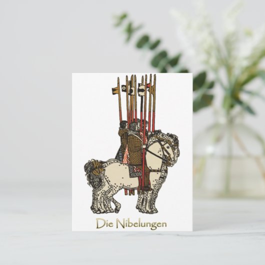 Die Nibelungen Postkarte (Stehend Vorderseite)