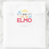 Die nicht allzu späte Show mit Elmo Runder Aufkleber (Tasche)