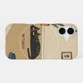 Die "Nicht berühren" Zone iPhone 16 Hülle (Rückseite (Horizontal))