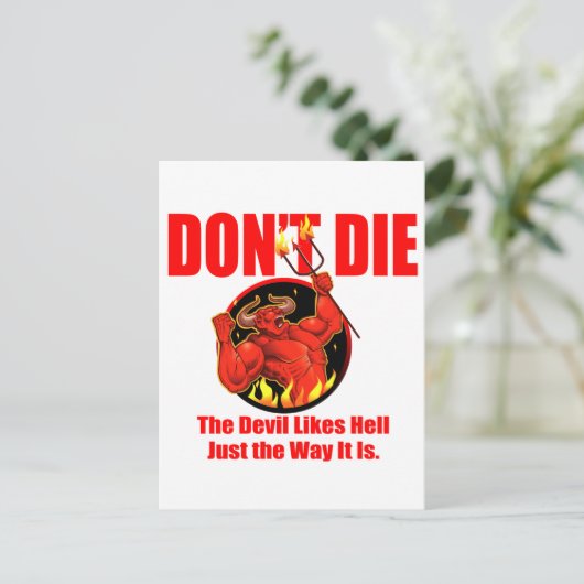 Die nicht.. postkarte (Stehend Vorderseite)