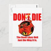 Die nicht.. postkarte (Vorne/Hinten)